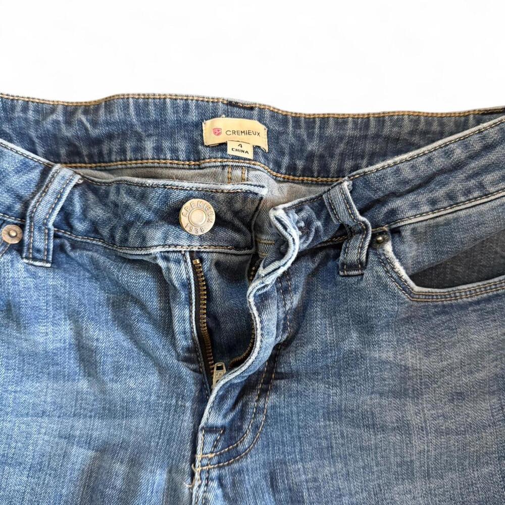 Cremieux light blue denim shorts